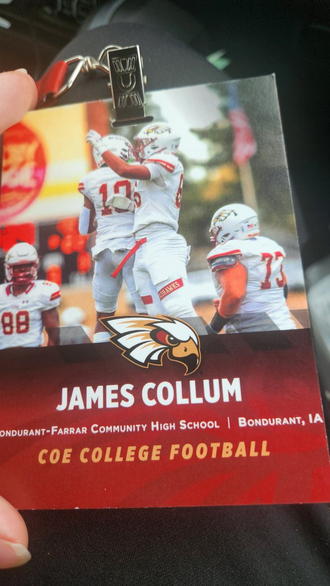 James Collum (@jamescollum54) on Twitter photo Had a great time with <a href="/KohawksFootball/">Coe College Football</a> this afternoon.
Thank you to <a href="/CodyBaethke/">Cody Baethke</a> and <a href="/StakerCOE/">Tyler Staker</a> for a great visit. Had a great time with <a href="/KohawksFootball/">Coe College Football</a> this afternoon.
Thank you to <a href="/CodyBaethke/">Cody Baethke</a> and <a href="/StakerCOE/">Tyler Staker</a> for a great visit.