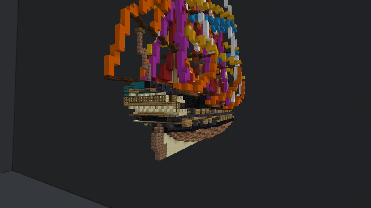 FunnyBell4's tweet photo. WIP 3rd rate ship of the line (no name Based on HMS agamemnon)
#Minecraft #MinecraftBuild #MinecraftShip #SailShip #Ship #Sail #Sailing #ShipOfTheLine #Naval #3rdRate #Historical https://t.co/9elVYiOzh8
