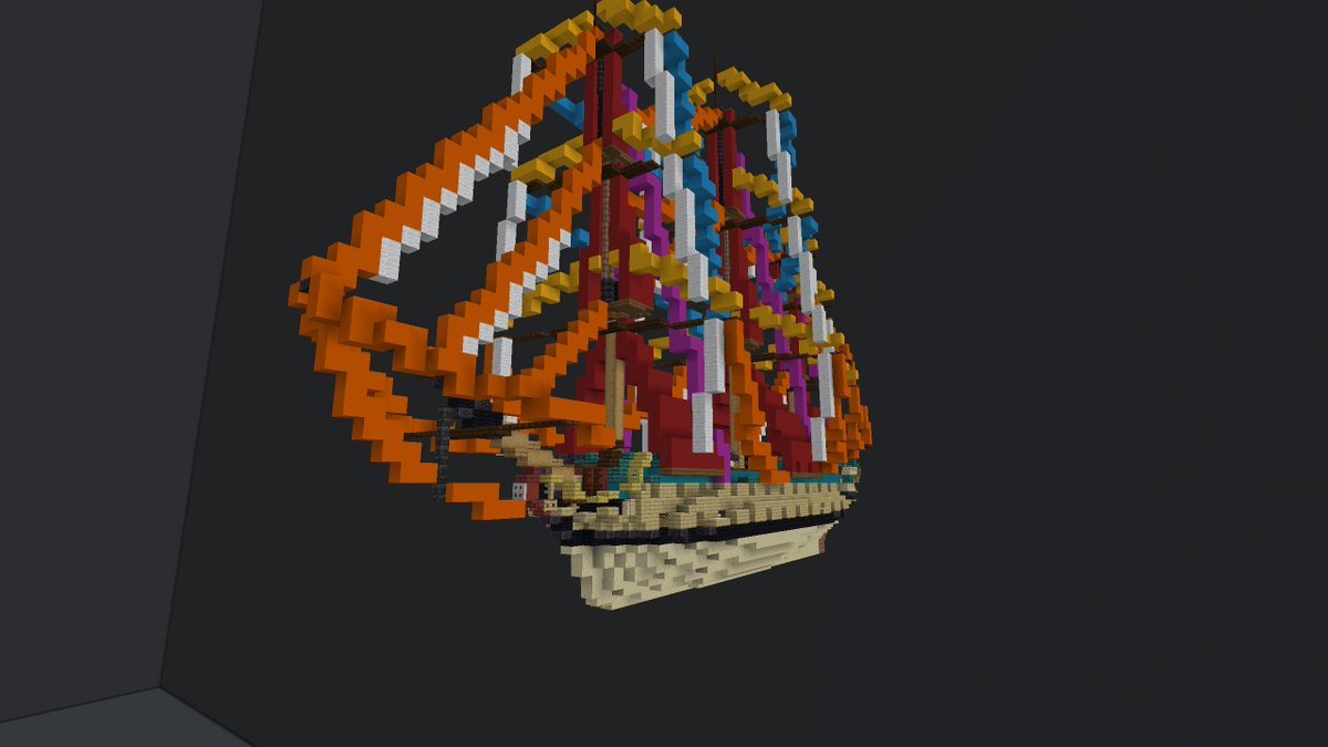 FunnyBell4's tweet photo. WIP 3rd rate ship of the line (no name Based on HMS agamemnon)
#Minecraft #MinecraftBuild #MinecraftShip #SailShip #Ship #Sail #Sailing #ShipOfTheLine #Naval #3rdRate #Historical https://t.co/9elVYiOzh8