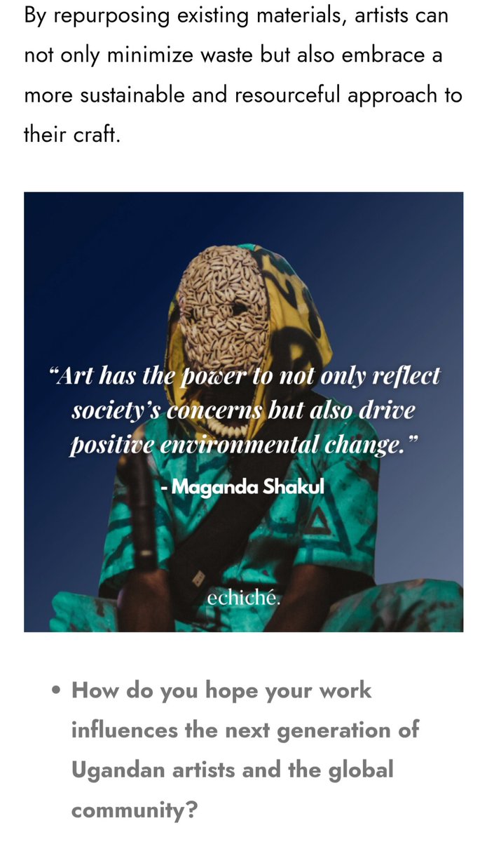 MagandaShakul's tweet photo. Check out this amazing interview with @Evemuyanja @echiche
https://t.co/TCICPArdUH https://t.co/isYbr68zgs