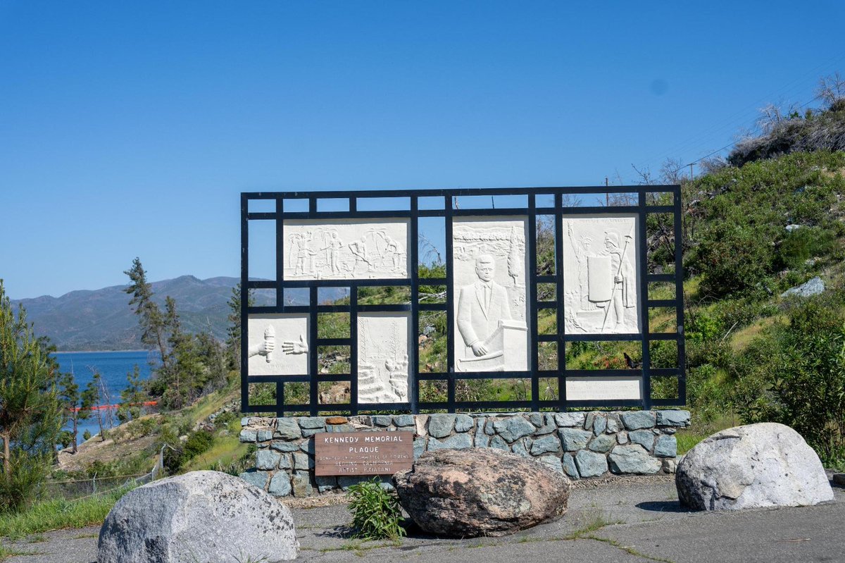 SenAdamSchiff's tweet image. In 1962, President Kennedy stood here at the Whiskeytown Dam and dedicated this incredible project.
He knew that our water future takes work. We need to find the right solutions to irrigate our crops, supply water to our cities, and preserve our environment.
The work continues.