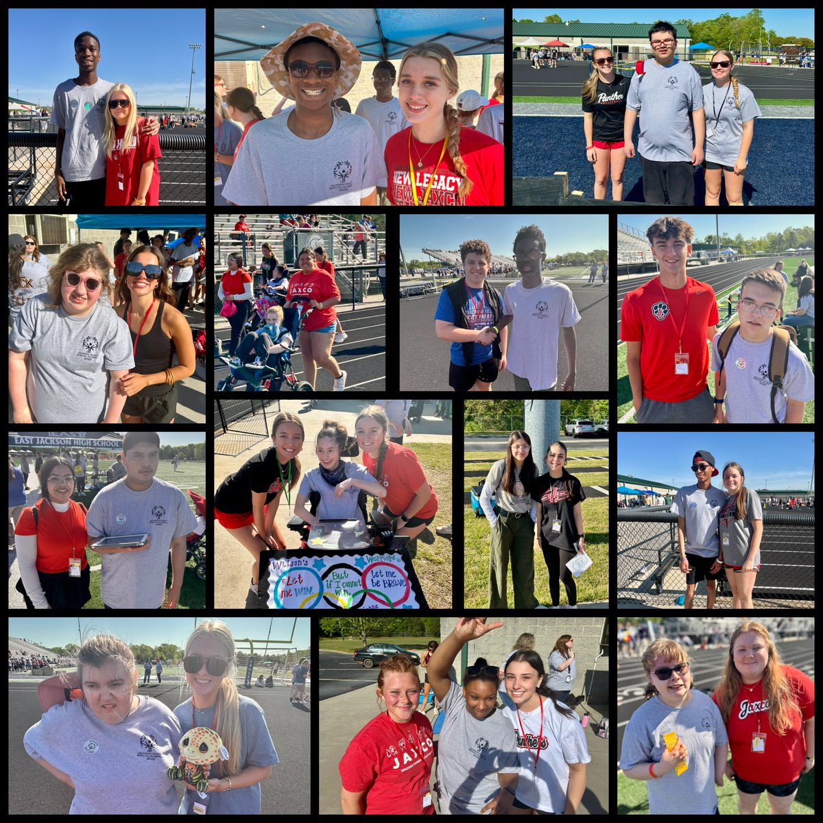 JcProudpanthers's tweet photo. “Let me win. But if I cannot win, let me be brave in the attempt.” Our CFA Leadership Team, peer leaders, and athletes had an incredible time being buddies for our Olympians this week! #PROUDtobeJC #SpecialOlympics https://t.co/fqg20bwxXQ