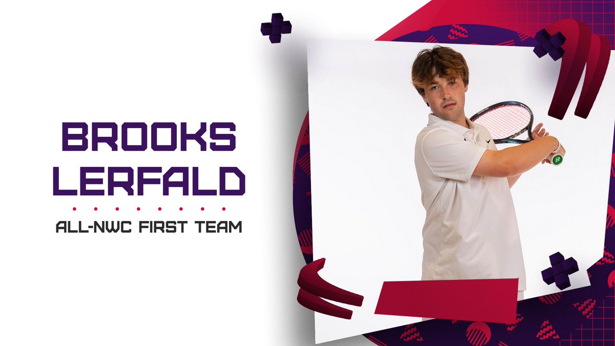 Congrats to Brooks Lerfald on being selected to the All-NWC first team! 😼🎾🟣

Full Story: tinyurl.com/3ynxnxzm

#RollCats | #d3tennis