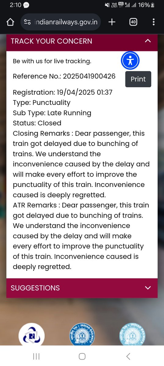 sidsinha95's tweet photo. @RailwaySeva @drm_lko I don't get how this resolves my problem. Other trains with arrival timings later than this train were allowed to run through but this halted for hours just a km outside of LKO. Maybe for the stats of timely arrivals. https://t.co/QAmLXYWU5L