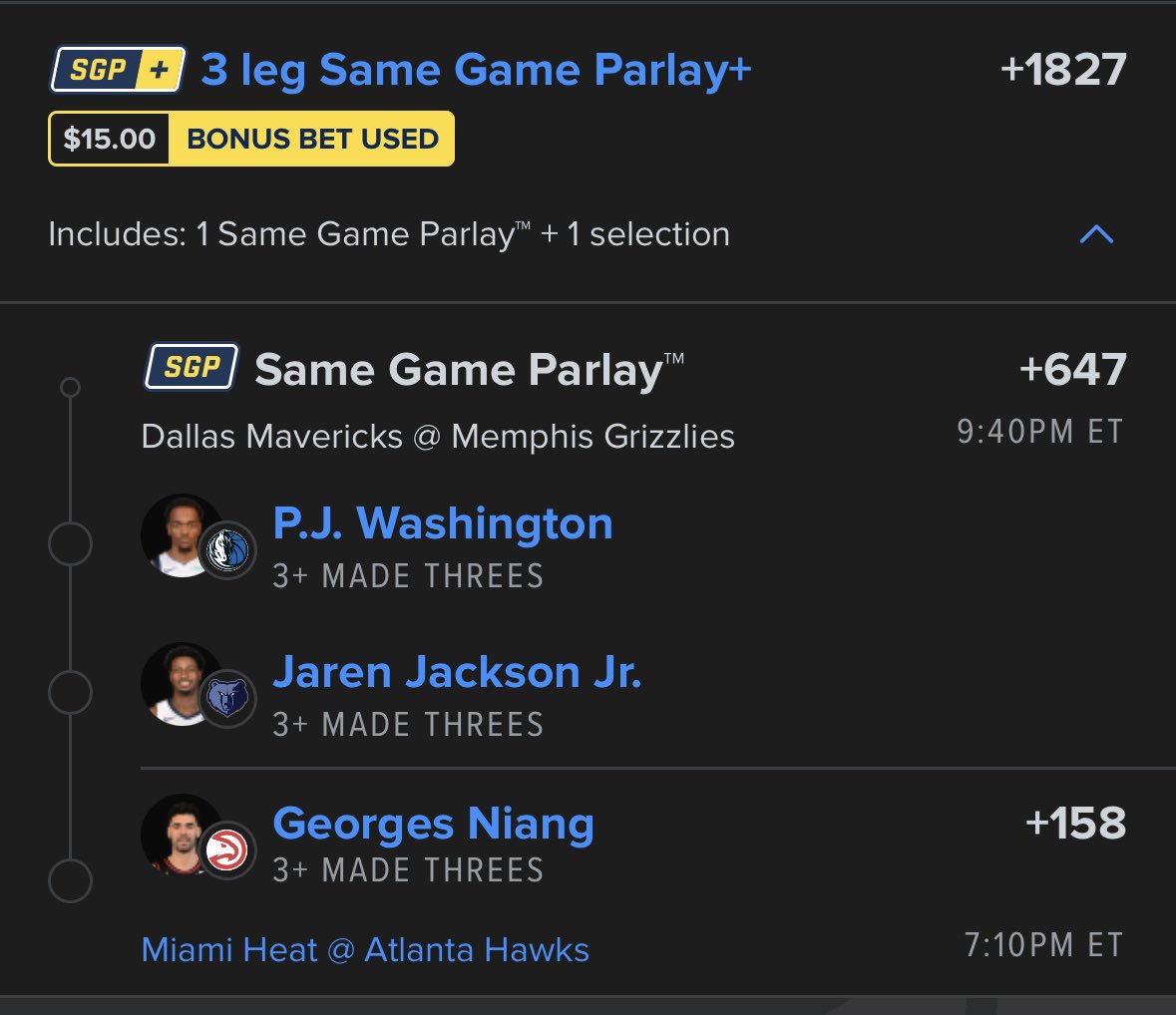 hollywood_picks's tweet photo. 💰 +1827 Odds Parlay

Three point parlay I’m loving for tonight! Drop a like if you’re tailing! ❤️ Let’s get it! 🫡 

$10 VIP DISCORD: https://t.co/Hcs8r8MzfQ

#gamblingx https://t.co/S0Xndi5biU