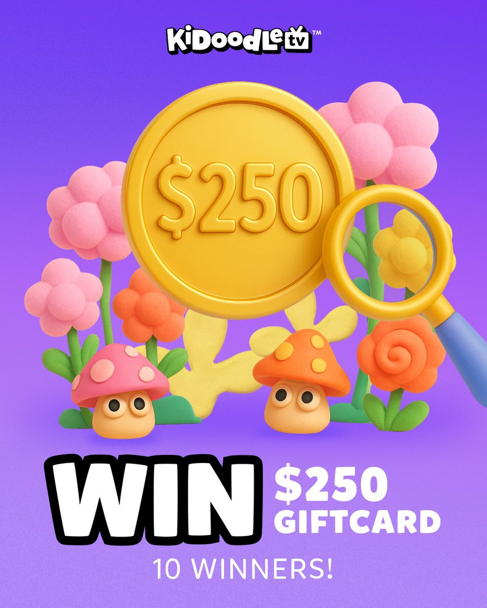 kidoodleTV's tweet photo. 🎉 Spring Clue Quest is LIVE on https://t.co/27b8zAr8Aj!

Watch. Spot the clues. Submit your answers. WIN a $250 gift card!

👀 Watch now: https://t.co/DfNrBFYKUa

#KidoodleTV #SpringClueQuest #Giveaway #FamilyFun https://t.co/YCYKjSJl3F