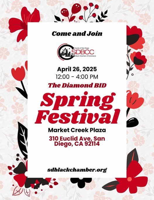 Spring Fest 2025 is coming to the Diamond District! Join us &amp; @CSDBlackChamberon Sat. 4/26, 12-4 p.m. for a fun, free afternoon filled with music, vendors, ice cream, family-friendly activities &amp; more.   

📍Market Creek Plaza (310 Euclid Ave) 
RSVP: bit.ly/DBIDSpringFest…