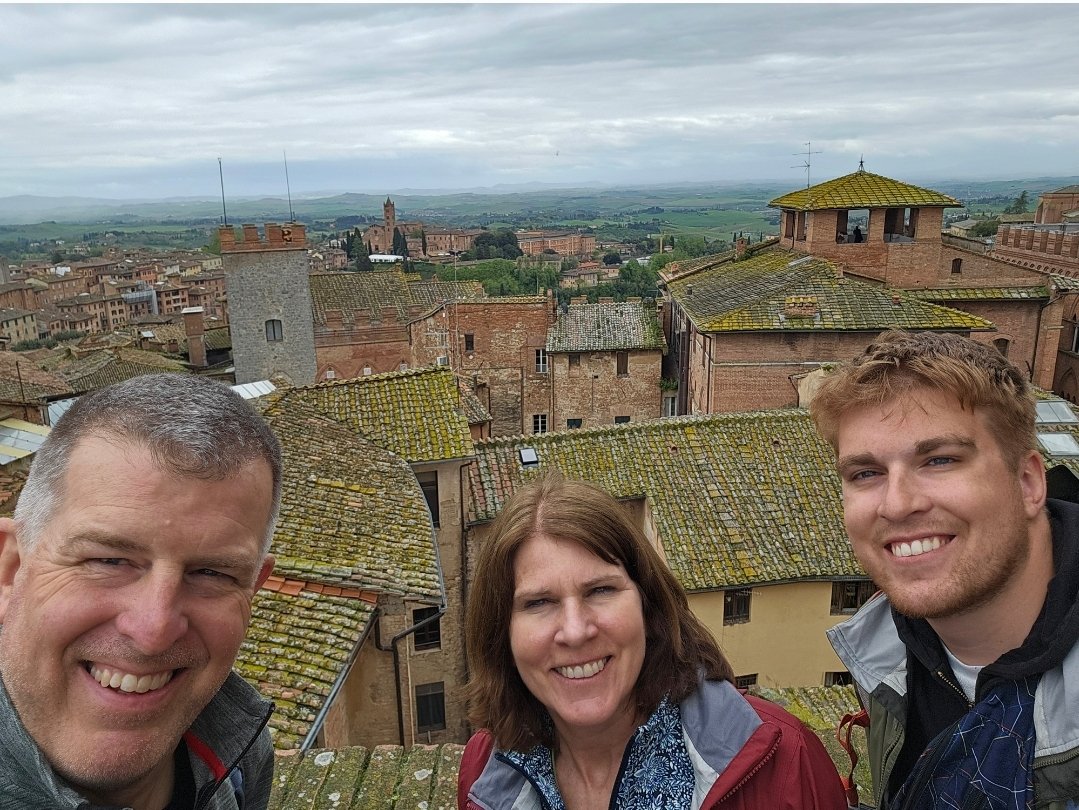 Scott Cramer (@coachcramer67) on Twitter photo Our hearts are full! The school <a href="/CoachBenCramer/">Coach Ben Cramer</a> is teaching at in Budapest for the year is on spring break, so we've met him in Italy and are so happy to be together. Our hearts are full! The school <a href="/CoachBenCramer/">Coach Ben Cramer</a> is teaching at in Budapest for the year is on spring break, so we've met him in Italy and are so happy to be together.