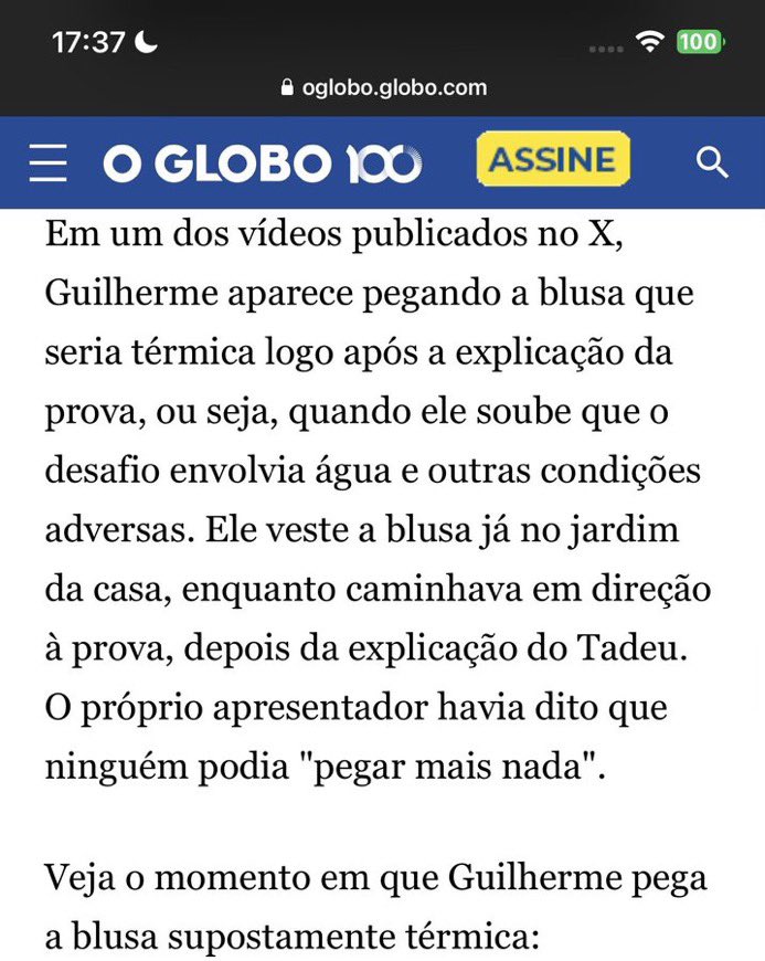 barbiecomentaa's tweet photo. “ele veste a blusa no jardim, enquanto caminhava pra prova, depois da explicação do tadeu, sendo que o próprio tadeu disse que ninguém podia pegar mais nada” 

GENTE DO CÉU A GLOBO!!!!!!!!!!! #BBB https://t.co/okA5mSHx4e