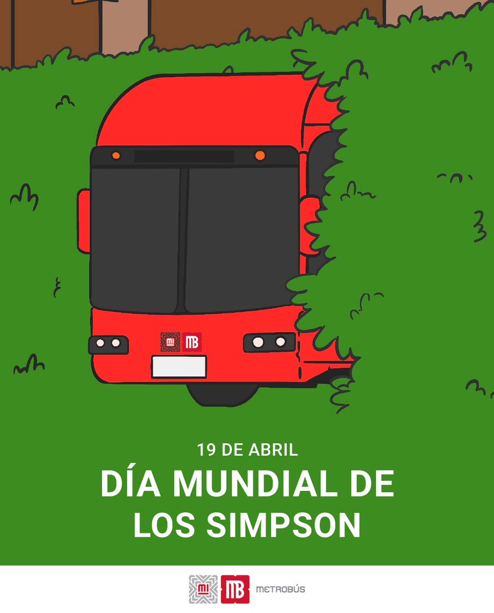 MetrobusCDMX's tweet photo. Bienvenido a Springfield. 🚌♥️

#DíaMundialDeLosSimpsons. https://t.co/AqY9flmKWs