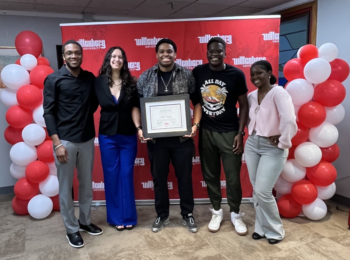 wittenberg's tweet photo. The Office of Student Involvement recognizes students, faculty, and staff during its annual Leadership Awards event. Congrats to all our winners! Full story: https://t.co/ThxBrTqXHw
#HavingLight #WittProud https://t.co/ZaPogSsTKs