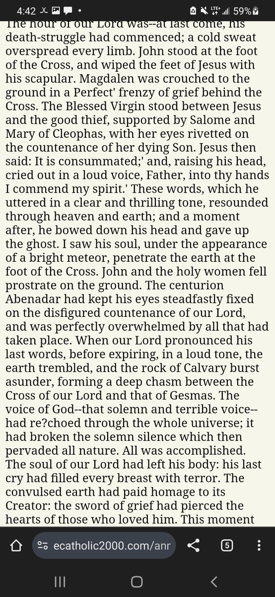 attyajoneill's tweet photo. Some thoughts on Jesus' death from Anne Catherine Emmerich.
#Goodridge #Catholic https://t.co/Cmrg65zuTB