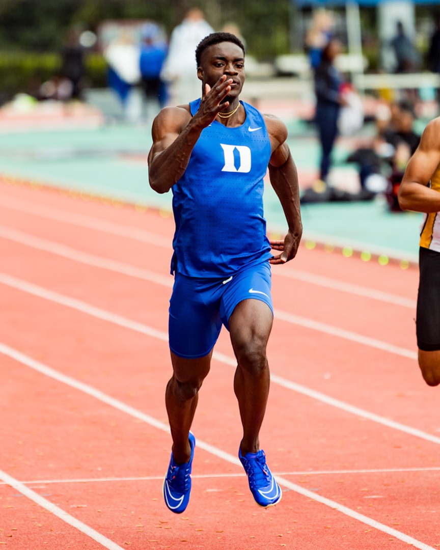 JOSEPH TAYLOR‼️

He clocks a 46.11 in the Mt. SAC Men's 400M to take 1st and move into the #2 all-time spot at Duke😈

#HereComesDuke