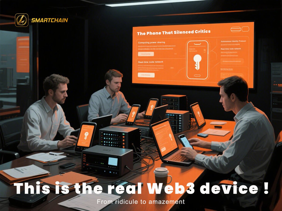 Smart_Mobile1's tweet image. They called it “just another crypto phone.”
Then we showed them computing power sharing, self-sovereign identity, and real-time node syncing.
They stopped laughing. 😎
#Smartchain #Web3Flex