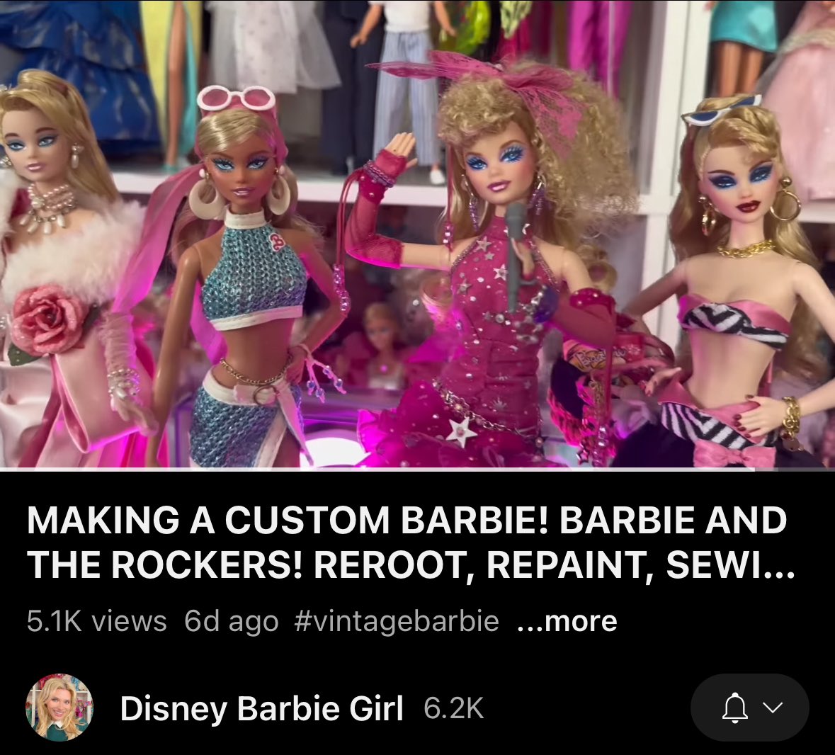 j3llifhish's tweet photo. I love when collectors have a vision and it turns out absolutely gorgeous!! Go give her channel some love π©·π©· #barbie #artistsupport #dollcustomization https://t.co/xmFMhpCLqM