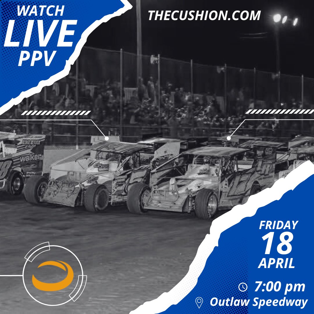 The Cushion (@watchthecushion) on Twitter photo YES… Race Day is Here! The Mike Jackson Memorial is on tap <a href="/OutlawSpeedPR/">Outlaw Speedway</a>
$4019 to Win for Modifieds + increased purse in All Classes! Get out to the track and support Outlaw… if you cannot make it, we’ll have Every Lap Live via a PPV only stream on TheCushion.com YES… Race Day is Here! The Mike Jackson Memorial is on tap <a href="/OutlawSpeedPR/">Outlaw Speedway</a>
$4019 to Win for Modifieds + increased purse in All Classes! Get out to the track and support Outlaw… if you cannot make it, we’ll have Every Lap Live via a PPV only stream on TheCushion.com