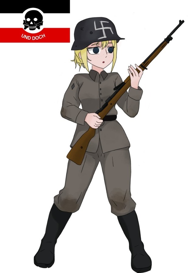 DJPuppet5's tweet photo. Gretel Lutz 

Freikorps girls 2/3

#Military #militarygirl #ww1 #postww1 #art https://t.co/a24bcMjf15