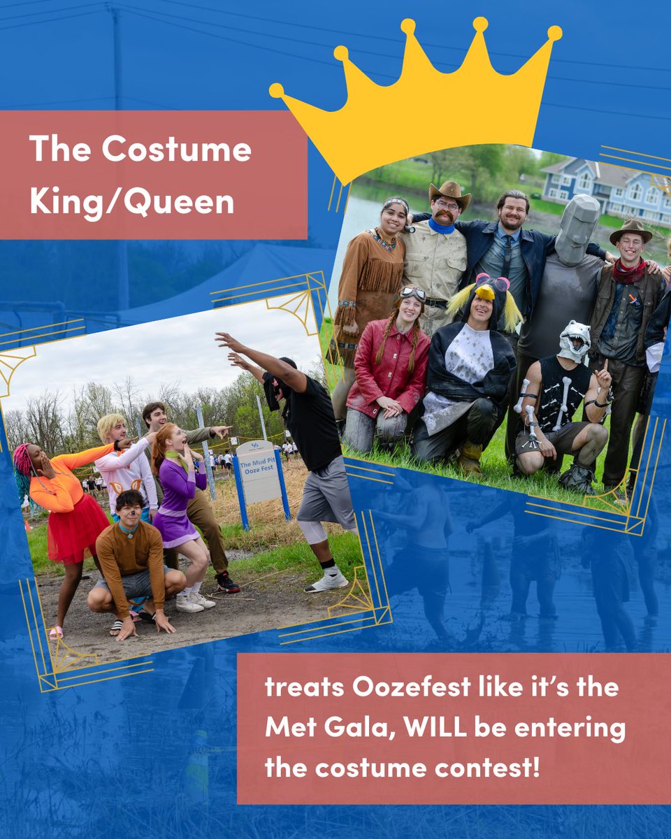 UBStudentExp's tweet photo. Oozefest takes all types. Who will you be this year? 🏐🤘

Register for Oozefest 2025 by this Sunday, April 20! https://t.co/VAQT99Tc5w #UBTrueBlue #UBuffalo https://t.co/OZIsNTWPMl