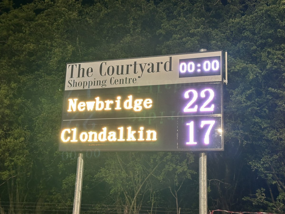 All over! Newbridge are the Towns Plate winners! Huge night ahead! 

<a href="/NewbridgeRugby/">Newbridge Rugby 🐝</a> 22 - 17 <a href="/ClondalkinRLFC/">Clondalkin Rugby League Club</a>