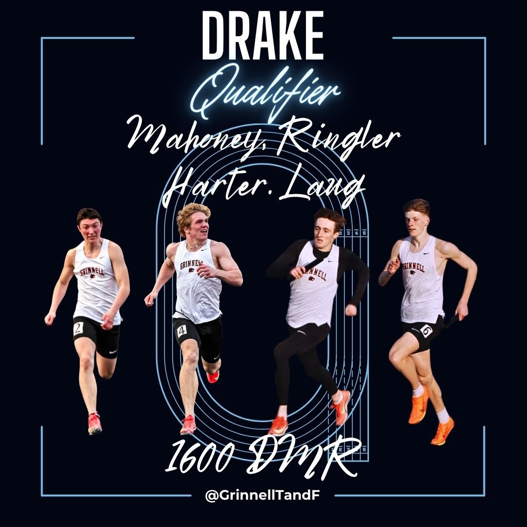 Congratulations to our Drake Relays Qualifiers!
