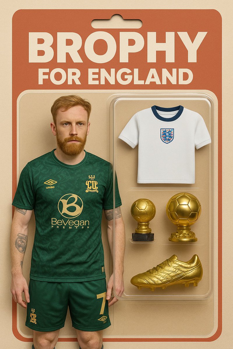 jerryfroggett's tweet photo. In commemoration of a fine goal and almost better assist today for @CambridgeUtdFC , my son humbly presents the ‘Brophy for England’ Action Figure. Not available in the £50 Mystery Package. https://t.co/s5gUNuwKd6