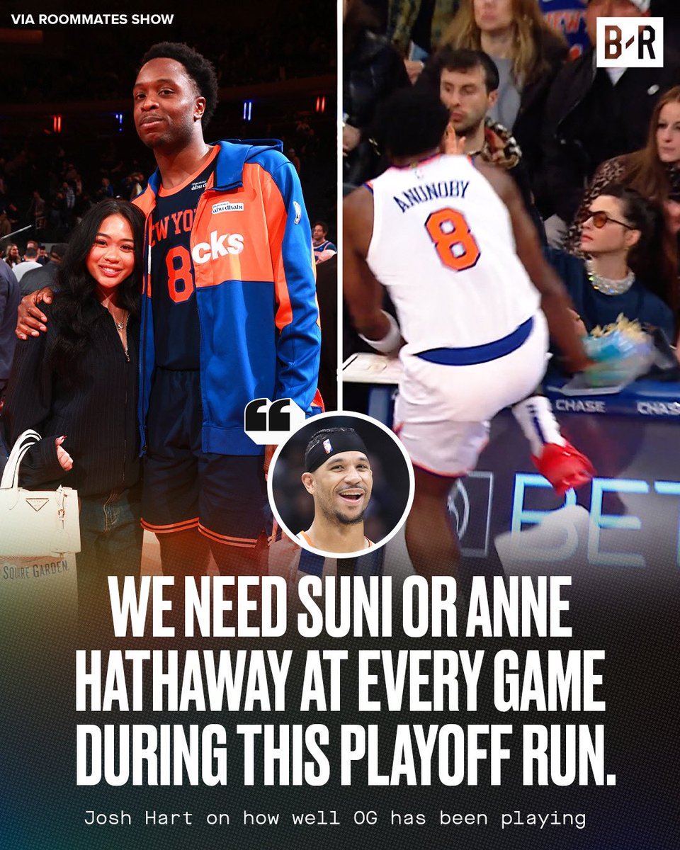 Bleacher Report (@bleacherreport) on Twitter photo Josh Hart has a solution to keep OG playing at this level 😭
(via <a href="/Roommates__Show/">Roommates Show</a>) Josh Hart has a solution to keep OG playing at this level 😭
(via <a href="/Roommates__Show/">Roommates Show</a>)