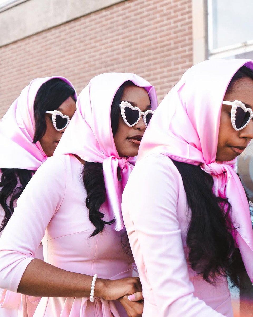 HBCUBuzz's tweet photo. 💗💚 The ladies of Alpha Kappa Alpha at Rust College have revealed their Spring 2025 line—and they did NOT come to play! Let’s show some love in the comments! 🫶🏾 #hbcu #hbcubuzz #d9 #rustcollege #aka 📸: @vividtrey @rustcollegeakas https://t.co/SUKwyYLjug