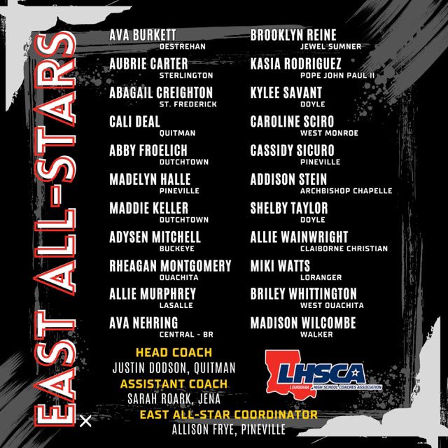 So thankful for the opportunity to play on the East All-Star team!! I can’t wait to play with and against the best in the state <a href="/RhodesSoftball/">Rhodes Softball</a> <a href="/LaTBoltsDupre/">Louisiana Thunderbolts Dupre 24/25</a>