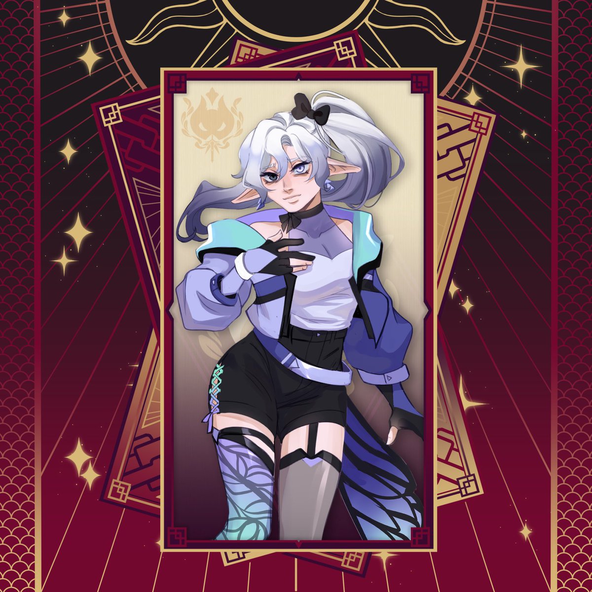 DoMTOfficial's tweet photo. Meet Eimira Hart!
Age: 21
Race: Eladrin (Spring)
Weapon Specialization: Long Bow
Tune in to learn more!
Shoutout to @bekkomi for the amazing artwork!
#ttrpg
#ttrpgrising
#dnd5e
#tabletoprpg
#dnd
#dungeonsanddragons
#tabletopgames
#ttrpgpodcast
#domt
#deckofmanytales https://t.co/UB3LrrHVy3