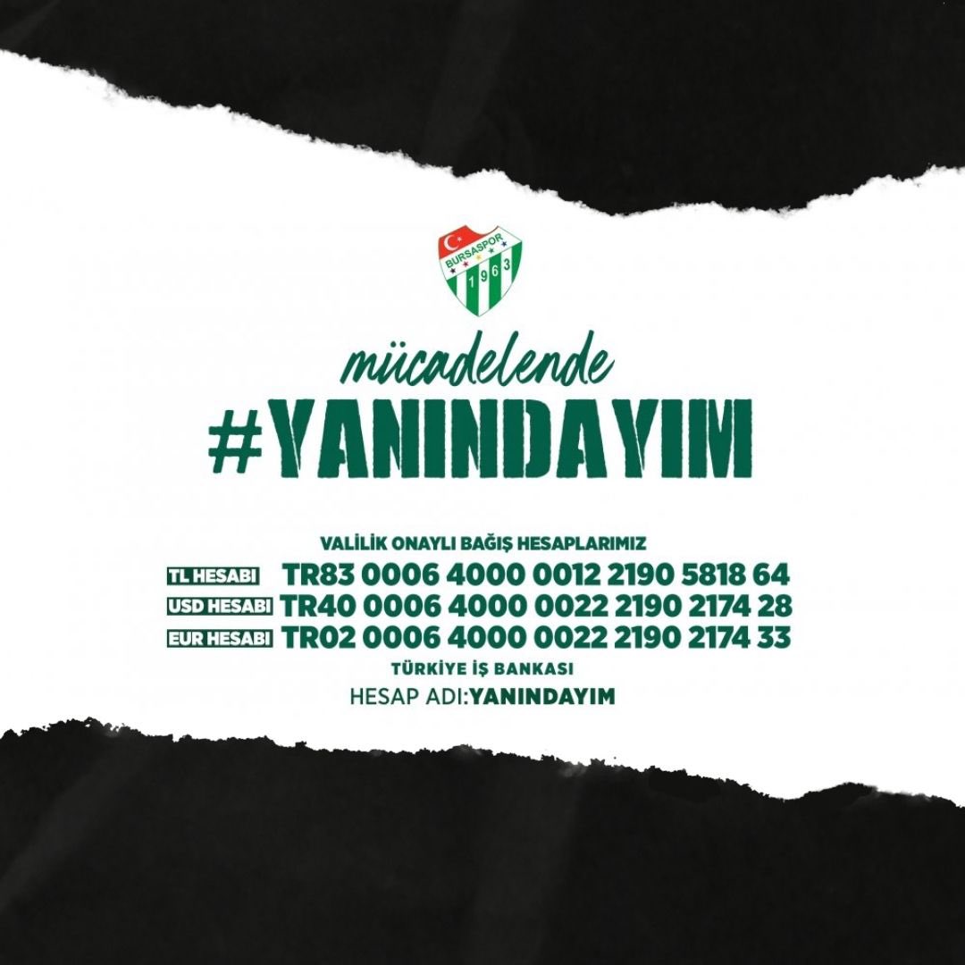 BURKÜP olarak Şampiyonluk için bir kez daha teşekkür ederiz  <a href="/EnsCelik16/">Enes Çelik</a>
Bu zorlu süreçte elinizi taşın altına koyarak kulübümüze büyük destek sağladınız Şampiyonluk sevincini yaşarken, hep birlikte sebep olduğumuz cezayı da az çok demeden ödemek bizim görevimiz.
#faturabizde