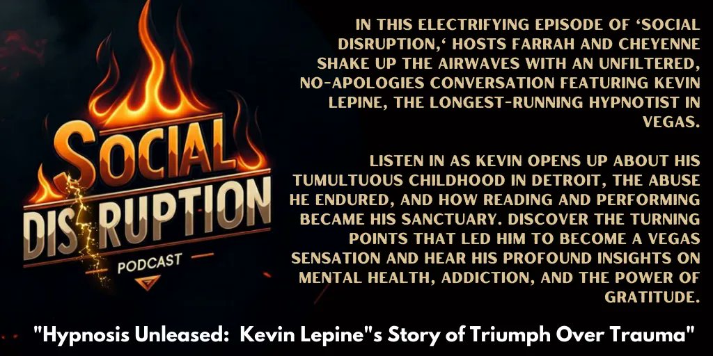 Podcast Stories (an Overlord service) (@pds_ol) on Twitter photo "Hypnosis Unleased: Kevin Lepine"s Story of Triumph Over Trauma"
Social Disruption: Unapologetic Voices, Unfiltered Truths
<a href="/RawDisruptor/">Social Disruption Podcast</a> <a href="/tpc_ol/">Collector of Podcasts</a> <a href="/wh2pod/">Podcasts Assembled</a> <a href="/pnorm_ol/">Paranormal Overlord</a> <a href="/tpc_ol/">Collector of Podcasts</a> #podernfamily
open.spotify.com/show/3Bf8f4yXh…
Or whever you get podcasts! "Hypnosis Unleased: Kevin Lepine"s Story of Triumph Over Trauma"
Social Disruption: Unapologetic Voices, Unfiltered Truths
<a href="/RawDisruptor/">Social Disruption Podcast</a> <a href="/tpc_ol/">Collector of Podcasts</a> <a href="/wh2pod/">Podcasts Assembled</a> <a href="/pnorm_ol/">Paranormal Overlord</a> <a href="/tpc_ol/">Collector of Podcasts</a> #podernfamily
open.spotify.com/show/3Bf8f4yXh…
Or whever you get podcasts!