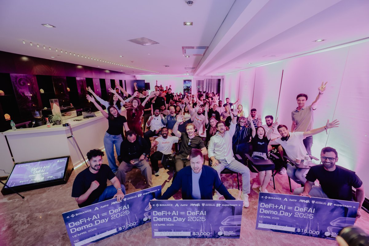 Siddarth (@sidp95) on Twitter photo There has been a massive transformation in <a href="/JusTX_ai/">JusTX</a> from where it started to where it is today. And none of that would be possible without <a href="/SuperteamAE/">Superteam UAE</a>
<a href="/0xSherryPeter/">Sherry Peter</a> & <a href="/afscott/">Alex Scott</a> are legends for the amount of work they keep putting in to accelerate our journeys as founders! There has been a massive transformation in <a href="/JusTX_ai/">JusTX</a> from where it started to where it is today. And none of that would be possible without <a href="/SuperteamAE/">Superteam UAE</a>
<a href="/0xSherryPeter/">Sherry Peter</a> & <a href="/afscott/">Alex Scott</a> are legends for the amount of work they keep putting in to accelerate our journeys as founders!