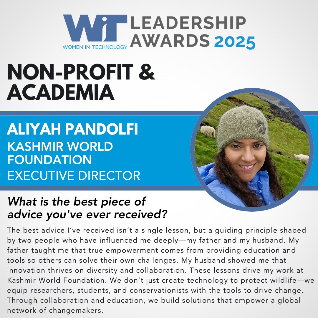 [2/2] Happy #FinalistFridays! We’re excited to celebrate the inspirational finalists of the 26 annual WIT Leadership Awards in the Non-Profit and Academia category!  

🌟 Lorelie Diestro 
🌟 Aliyah Pandolfi

More here: tinyurl.com/yhv72sxb