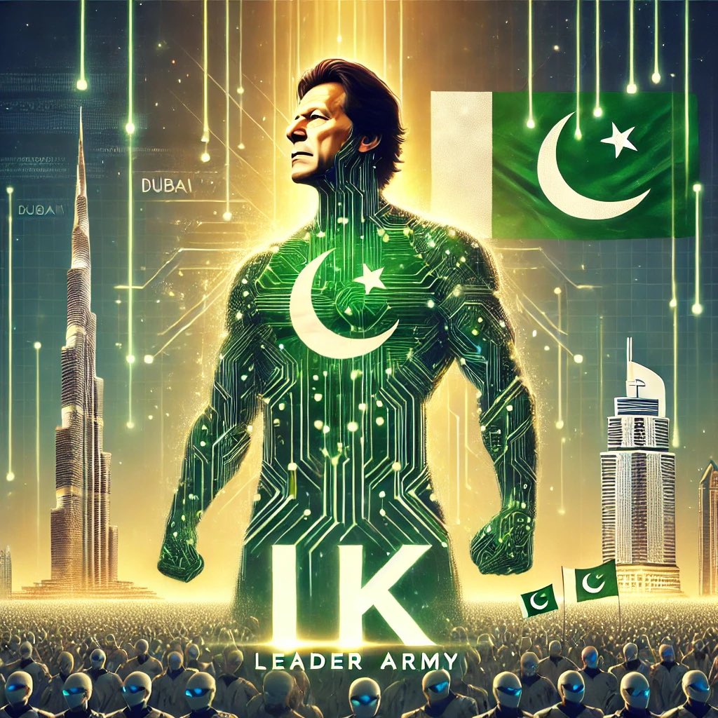 IKLEADERARMY's tweet photo. “IKLeader Army isn’t just a meme — it’s a movement. Inspired by the courage and vision of true leadership, 
As @PTIOfficial continues to inspire the spirit of freedom and resilience, IKLeader Army carries that vision into the digital era.
IKLeader Army — Born to Lead. Built to Rise.”