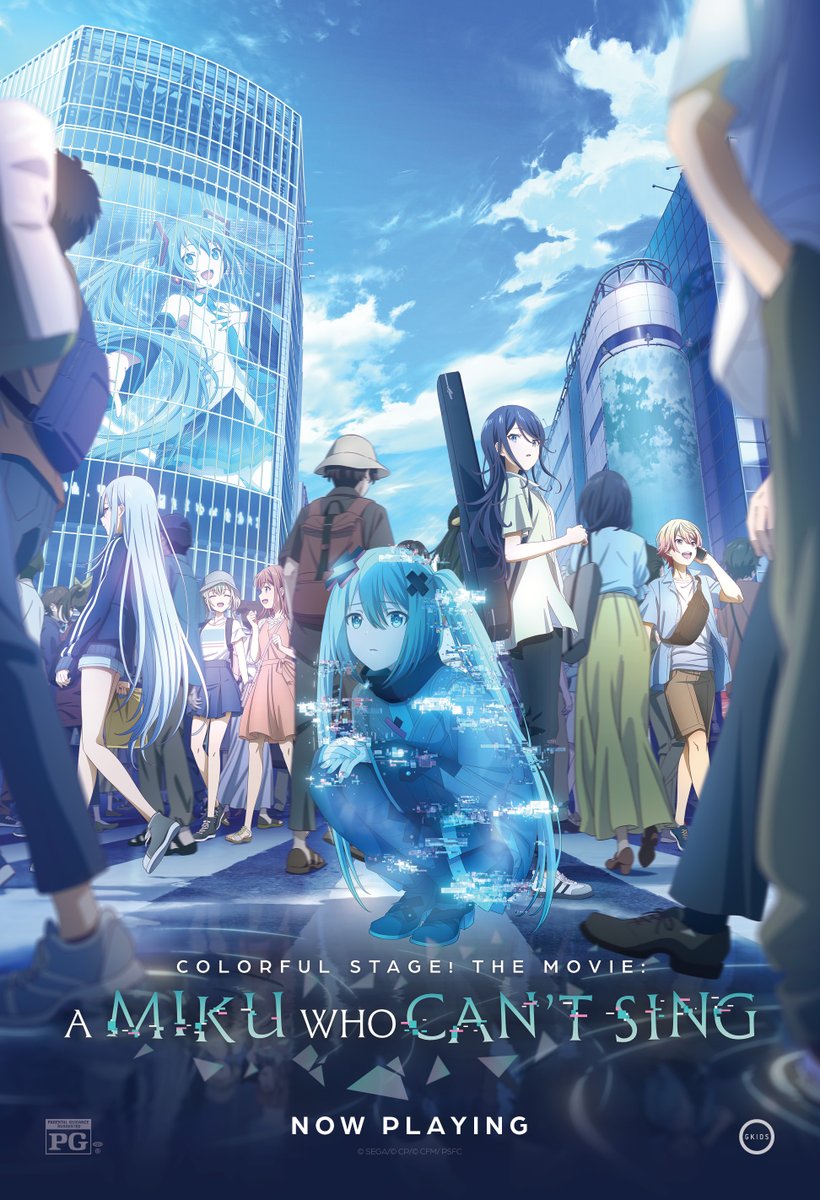 GKIDS Films (@gkidsfilms) on Twitter photo 🚨 If you attended a US screening of COLORFUL STAGE! The Movie: A Miku Who Can't Sing and did not receive an in-theatre giveaway, please contact your theatre or reach out to colorfulstage@gkids.com.
We can confirm that all US theatres are participating in the giveaway! 🚨 If you attended a US screening of COLORFUL STAGE! The Movie: A Miku Who Can't Sing and did not receive an in-theatre giveaway, please contact your theatre or reach out to colorfulstage@gkids.com.
We can confirm that all US theatres are participating in the giveaway!