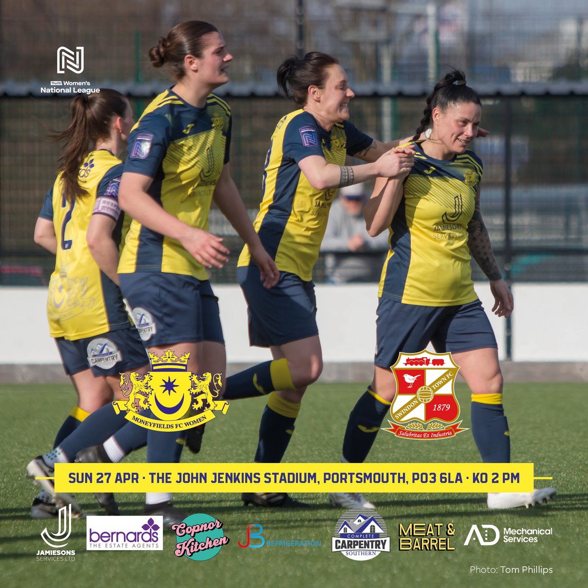 Counting down to April 27th. ⏳ It’s second against third as we take host <a href="/SwindonTownWFC/">Swindon Town Women Football Club</a> in our final <a href="/FAWNL/">FA Women's National League</a> match of the season. 

Let’s finish it with a bang 💥 One last push 👊 Let’s pack the place out! Get your tickets now.

🎟️ app.fanbaseclub.com/Fan/Tickets/Se…