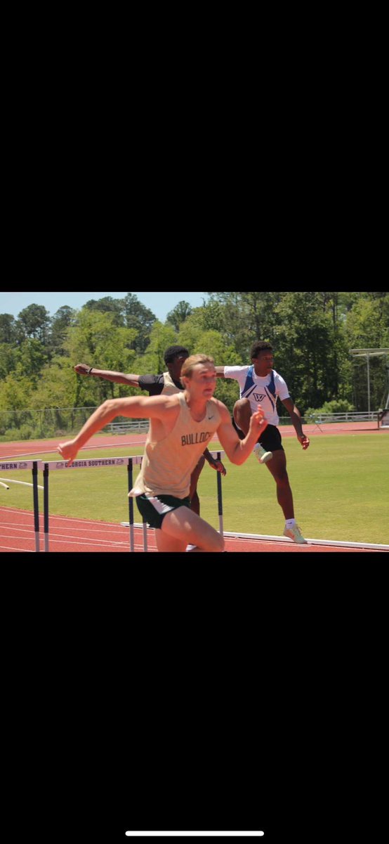 Region Track from Wednesday placing 2nd in the 300 meter hurdles and 2nd in the 110 hurdles, qualified for State for both.