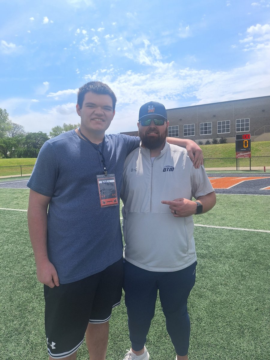 Another great visit at UTM. Can't wait to see what the future holds.

<a href="/CoachStoutUTM/">Coach Stout 🏈</a> <a href="/CoachLeno_UTM/">Lenon James Jr.</a>