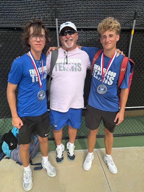 The last regular season tournament for spring 2025 is in the books with the Greg Dwyer Memorial in Kingwood 
2nd place AGS Maadhvi
2nd place BBD Lane and Emerson 
1st AGD conso Bella and Neela 

Next up 
Varsity district Thurs/Fri in Galveston