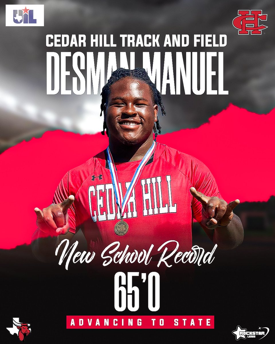 Cedar Hill Longhorns (@chlonghorns) on Twitter photo Congratulations to <a href="/dmanuel2026/">Desman Manuel</a> #TTHL #LonghornSpeed <a href="/LonghornSpeed/">TTHL</a> <a href="/cedarhillisd/">Cedar Hill ISD</a> <a href="/geraldhudson/">Dr. Gerald B. Hudson</a> <a href="/TheHillTTHLFB/">Cedar Hill FBTTHL</a> Congratulations to <a href="/dmanuel2026/">Desman Manuel</a> #TTHL #LonghornSpeed <a href="/LonghornSpeed/">TTHL</a> <a href="/cedarhillisd/">Cedar Hill ISD</a> <a href="/geraldhudson/">Dr. Gerald B. Hudson</a> <a href="/TheHillTTHLFB/">Cedar Hill FBTTHL</a>