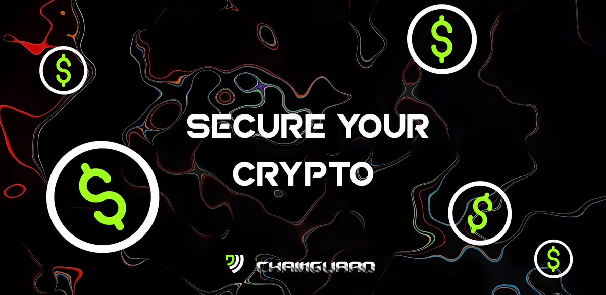 ChainGuard_X's tweet photo. π Want to learn how to make your crypto transactions safer?
Join our AMA session! π Weβll answer all your questions about ChainGuard and guide you at the forefront of blockchain security! π
#AMAEvent #BlockchainSecurity #ChainGuard https://t.co/Kn6omQx6pP