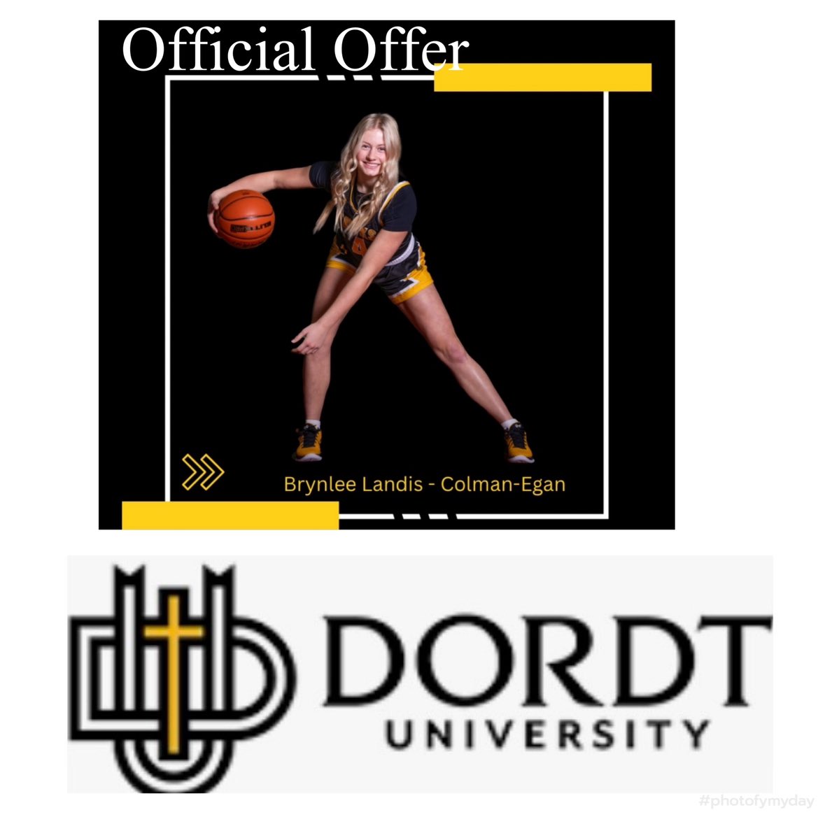 Brynlee Landis (@brynlee_landis) on Twitter photo After a great meeting with <a href="/BillHarmsen/">Bill Harmsen</a> I am extremely thankful and excited to receive a scholarship offer from <a href="/DordtWBB/">Dordt University Women's Basketball</a>! After a great meeting with <a href="/BillHarmsen/">Bill Harmsen</a> I am extremely thankful and excited to receive a scholarship offer from <a href="/DordtWBB/">Dordt University Women's Basketball</a>!