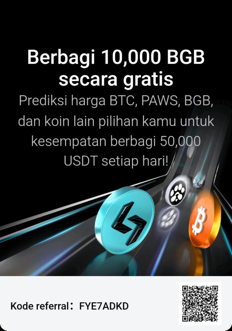 Suka_Angka_8's tweet photo. Saya memprediksi harga BTC, ETH, dan BGB di Bitget, dengan pool promosi harian sebesar 50,000 USDT dan kesempatan untuk berbagi 10,000 BGB! Gabung Sekarang!
https://t.co/ATgKJ1x4CG https://t.co/RMcsyYrgMu