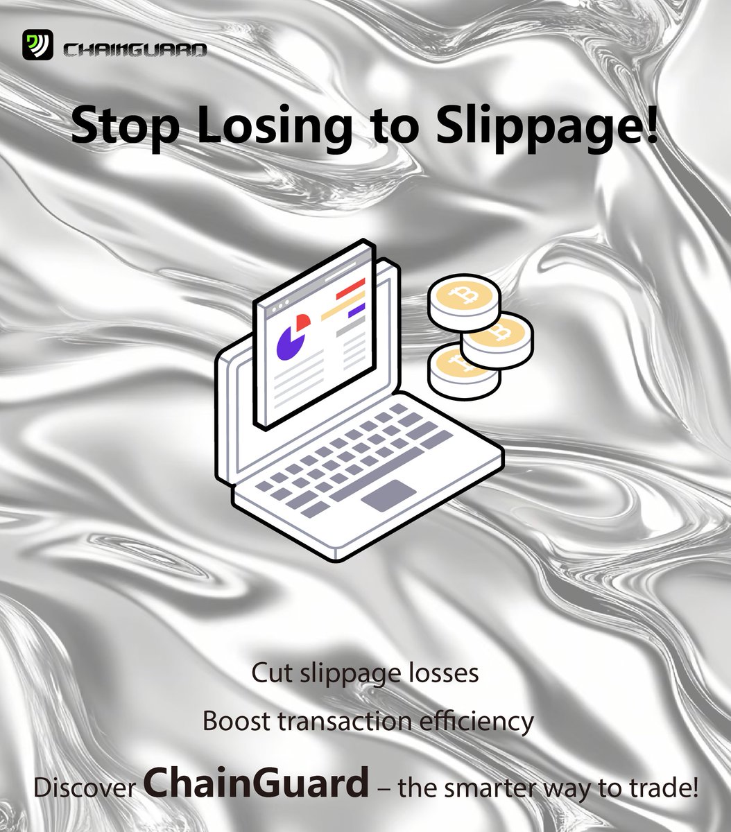 ChainGuard_X's tweet photo. π¬ Are your transactions often affected by high slippage?
Join our AMA next week to learn how to use ChainGuard to reduce slippage and boost transaction efficiency! β‘
#AMAEvent #SlippageReduction #TradingEfficiency https://t.co/FgkmEH9VQV