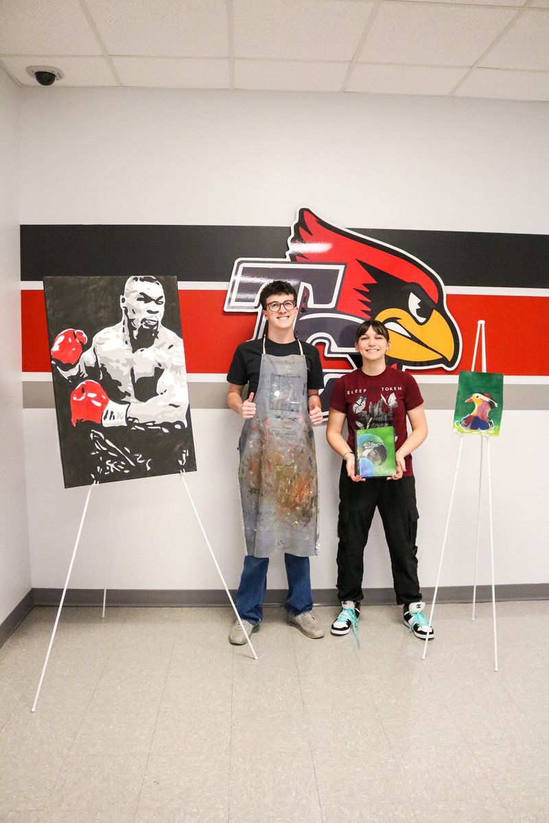 tchslib's tweet photo. Congratulations to our Senior Superlative winners! 🤩👏 (part 1)

Mr. and Ms. TCHS: Kayden Clark and Claire Coyle
Most Artistic: Elijah Rogers and Alyssa Carnahan
Most Cardinal Pride: Allen Propes and Maddie Lane
Best Laugh: Gracie Miller and Gabe Watts https://t.co/iDA58VrIg6