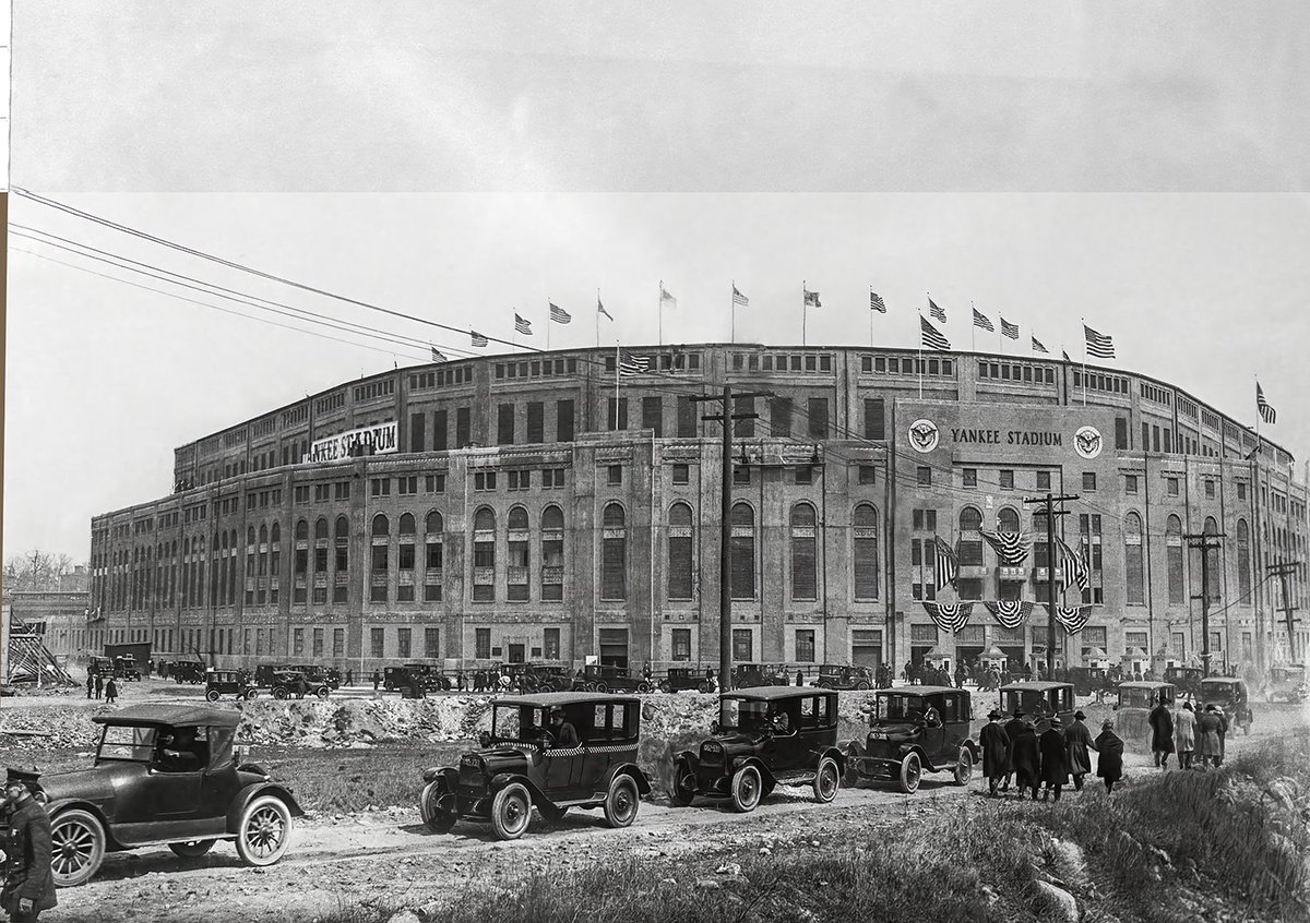 They Played In Color® Galleries (@tpicgalleries) on Twitter photo Looking back to this day in 1923 and the Grand Opening Day of Yankee Stadium! 74,000 fans were witness to a Yankees 4-1 victory over their rivals from Boston. <a href="/yankeestadium/">Yankee Stadium</a> <a href="/yankeethrowback/">NY Yankees Throwbacks</a> <a href="/YDugout99/">YankeesDugout99 ⚾</a> <a href="/MLBcathedrals/">MLB Cathedrals</a> <a href="/TheAthleticMLB/">The Athletic MLB</a> <a href="/bombs_bronx/">bombs in the bronx 🐢</a> Looking back to this day in 1923 and the Grand Opening Day of Yankee Stadium! 74,000 fans were witness to a Yankees 4-1 victory over their rivals from Boston. <a href="/yankeestadium/">Yankee Stadium</a> <a href="/yankeethrowback/">NY Yankees Throwbacks</a> <a href="/YDugout99/">YankeesDugout99 ⚾</a> <a href="/MLBcathedrals/">MLB Cathedrals</a> <a href="/TheAthleticMLB/">The Athletic MLB</a> <a href="/bombs_bronx/">bombs in the bronx 🐢</a>