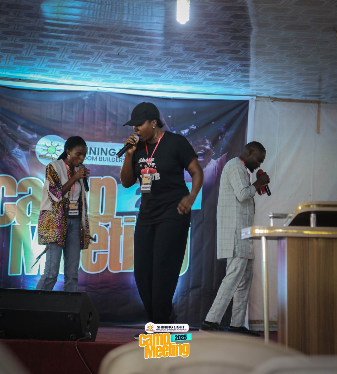 Slkbchurch's tweet photo. Camp Meeting has begun, &amp; what a powerful opening it was! God is moving, &amp; this is just the beginning!
Join us tomorrow at Alone With God Camp, Kwali for more life-transforming sessions, or stream live on all our social media platforms.
#heartablaze2025 #campmeeting #GoodFriday https://t.co/LhSaDjtNYB