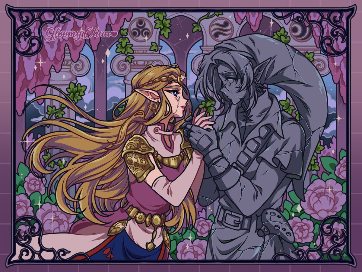 So here it is…
Zelda and Link 🪷 Tragic Ending variant 💔