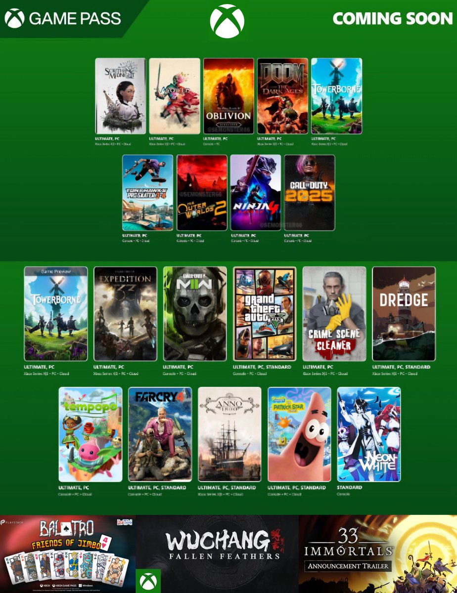 Esta es una de las razones por la cual los lloronyers 😭 😭 están tan rabiosos
 #Xbox y #Gamepass están en su Prime 🙌 2025 💚