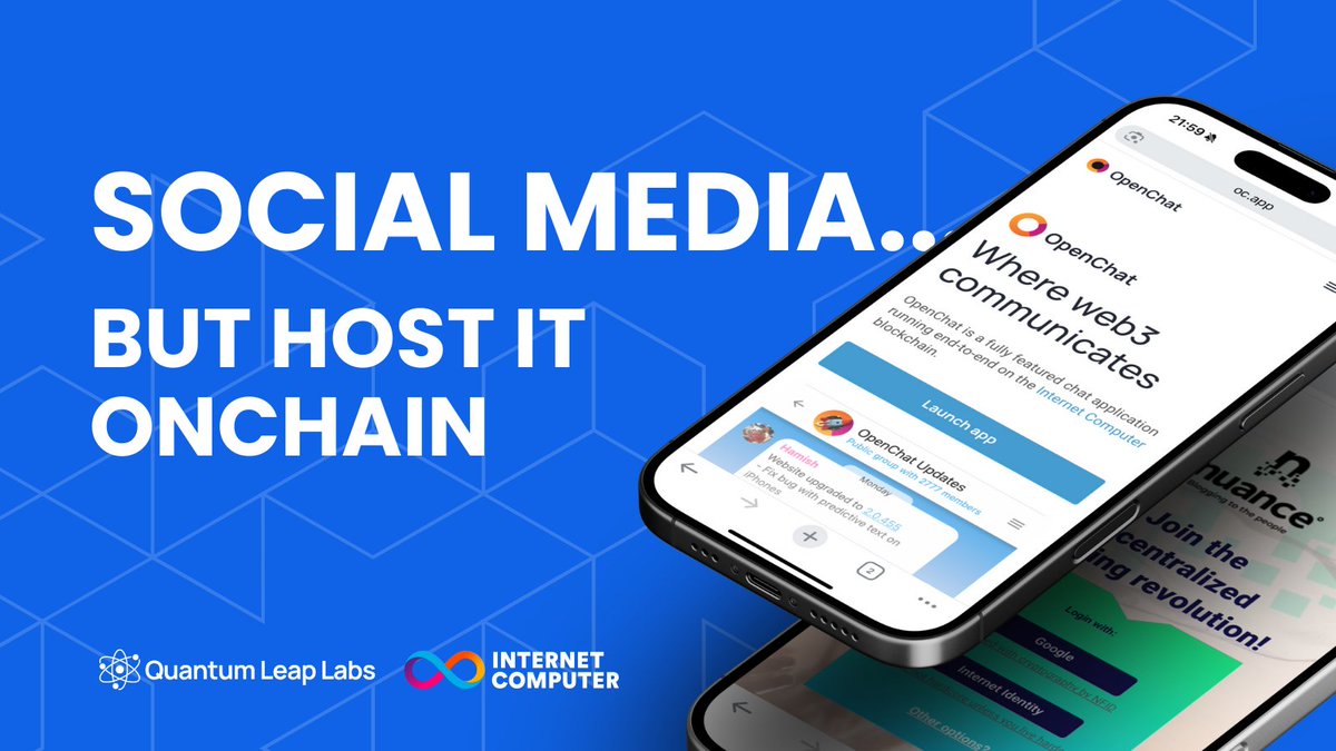 Quantum Leap Labs (@quantumleaplab) on Twitter photo Big Tech controls what you see, who sees your content, and can delete your digital existence overnight.
It's time for something different.
A 🧵 1/7 Big Tech controls what you see, who sees your content, and can delete your digital existence overnight.
It's time for something different.
A 🧵 1/7